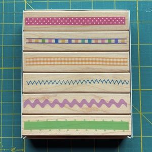 Hero Arts Ribbons Rubber Stamp Set